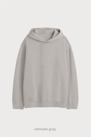 Hoodie Oversize Frisado - Ultimate Gray