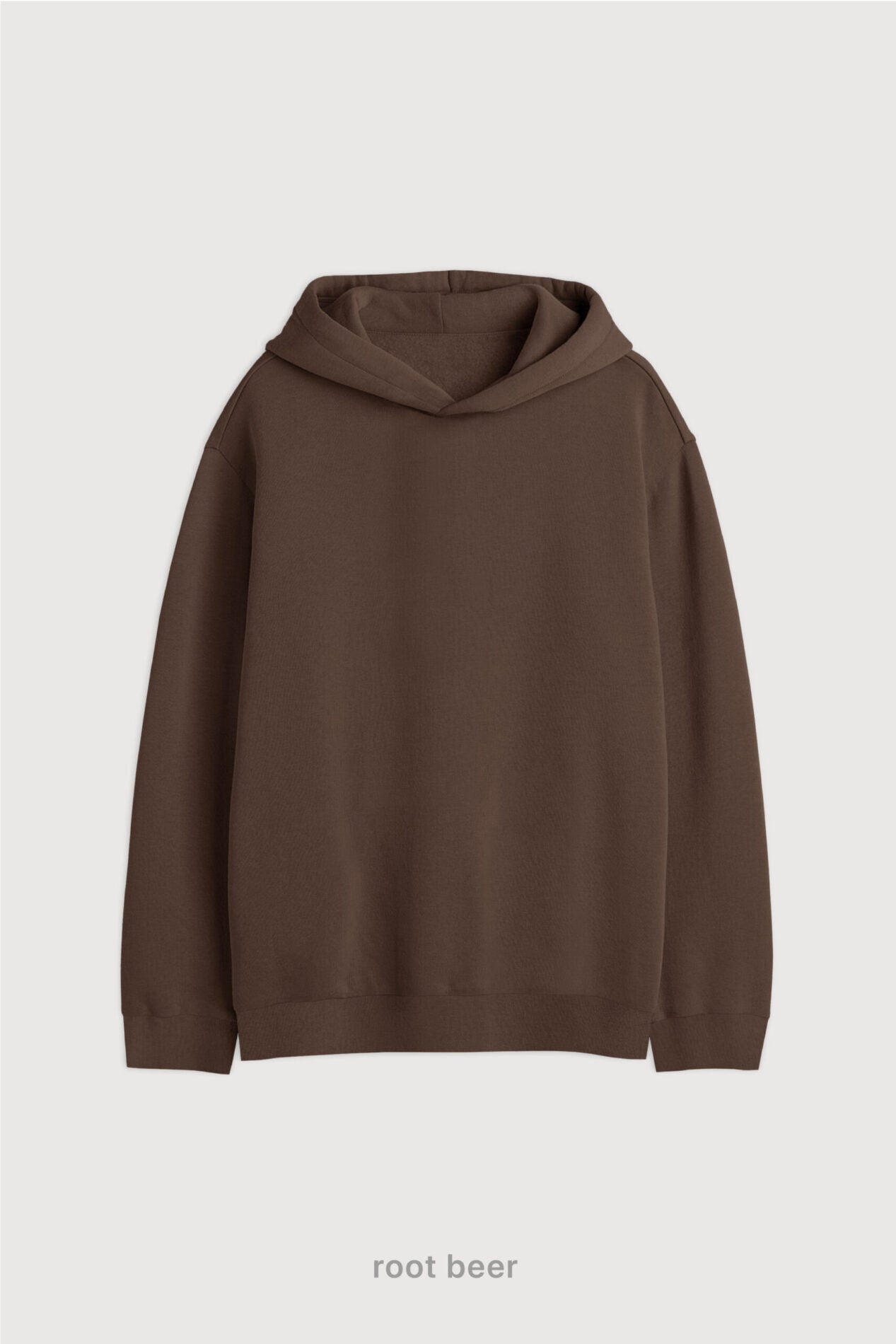 Hoodie Oversize Frisado - Root Beer