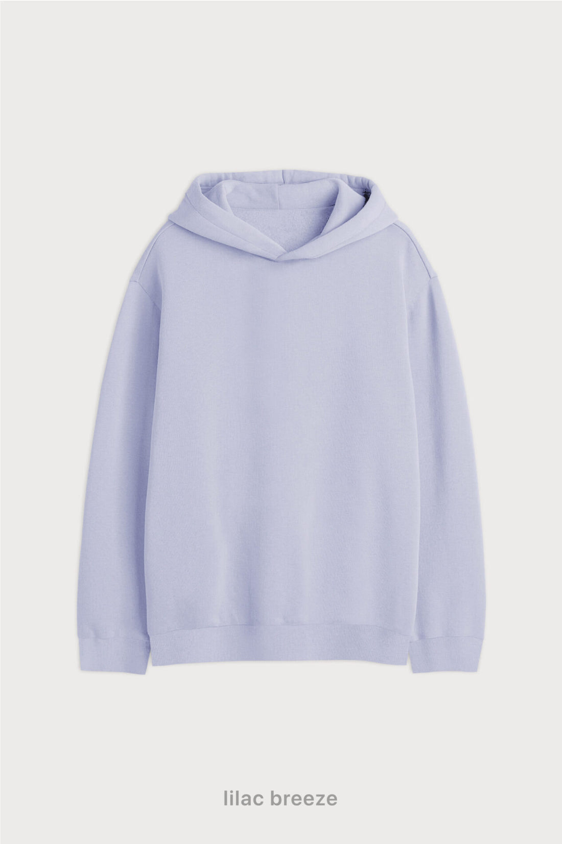 Hoodie Oversize Frisado - Lilac Breeze