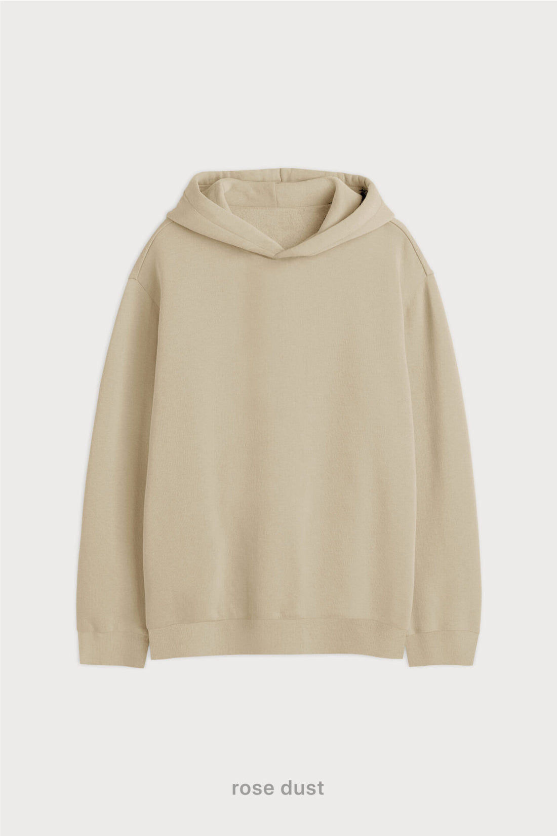 Hoodie Oversize Frisado - Rose Dust