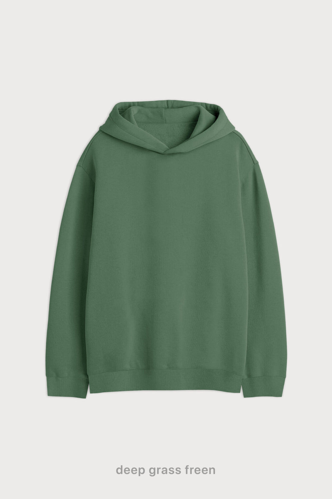 Hoodie Oversize Frisado - Deep Grass Freen