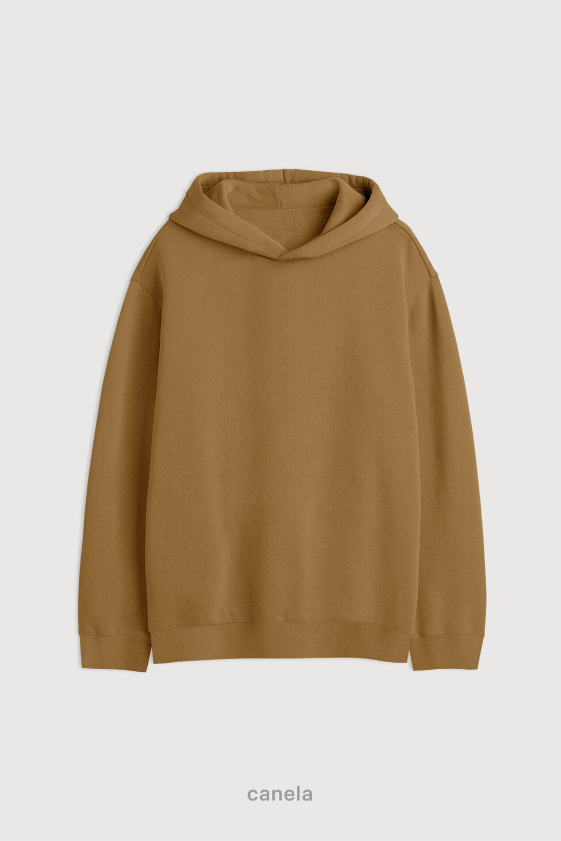 Hoodie Oversize Frisado - Canela