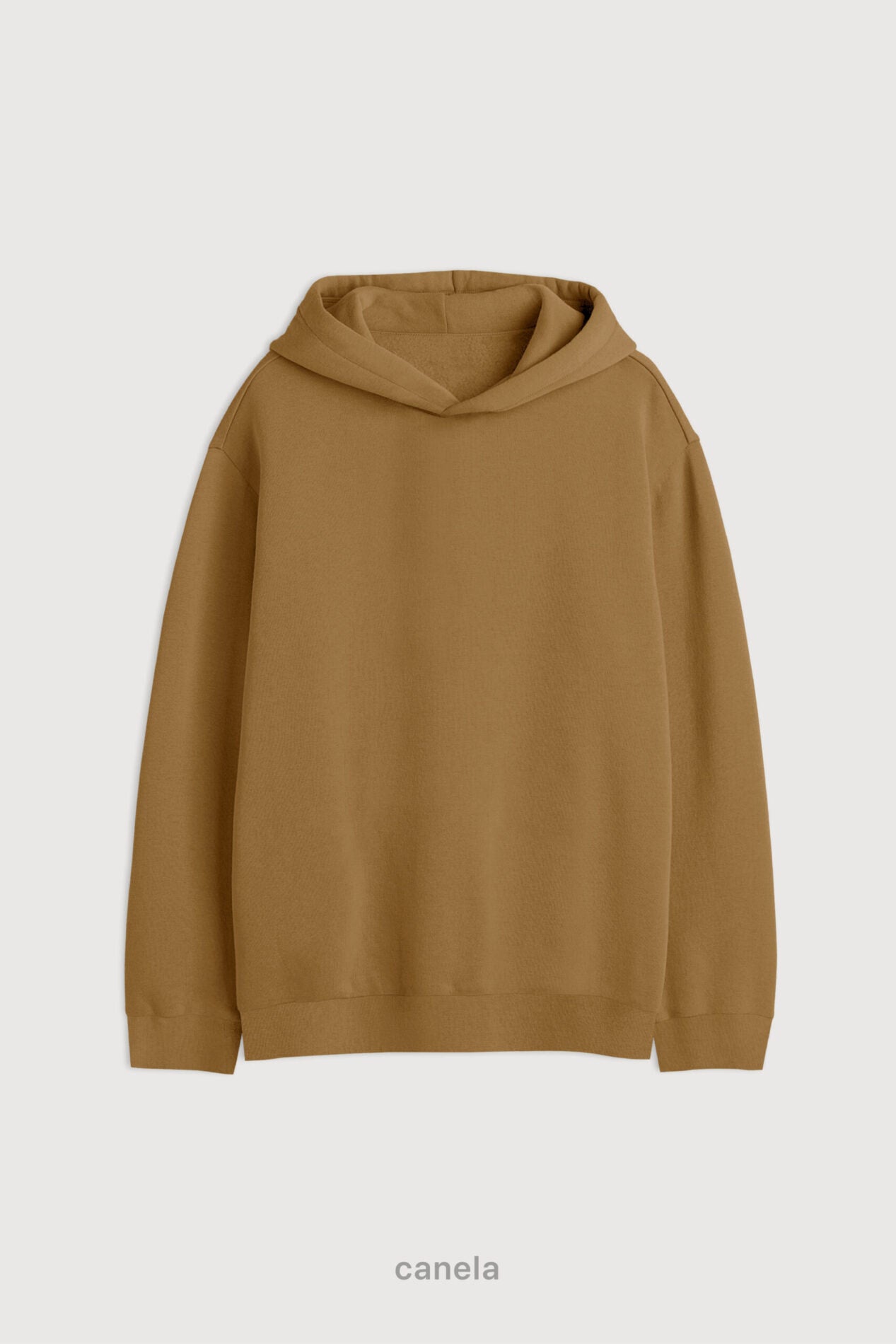 Hoodie Oversize Frisado - Canela