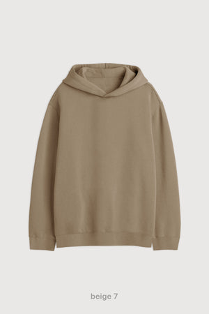 Hoodie Oversize Frisado - Beige 7