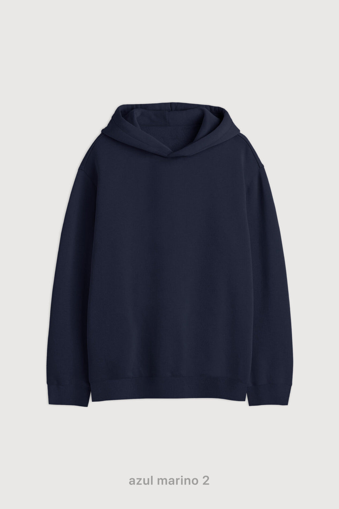 Hoodie Oversize Frisado - Azul Marino 2