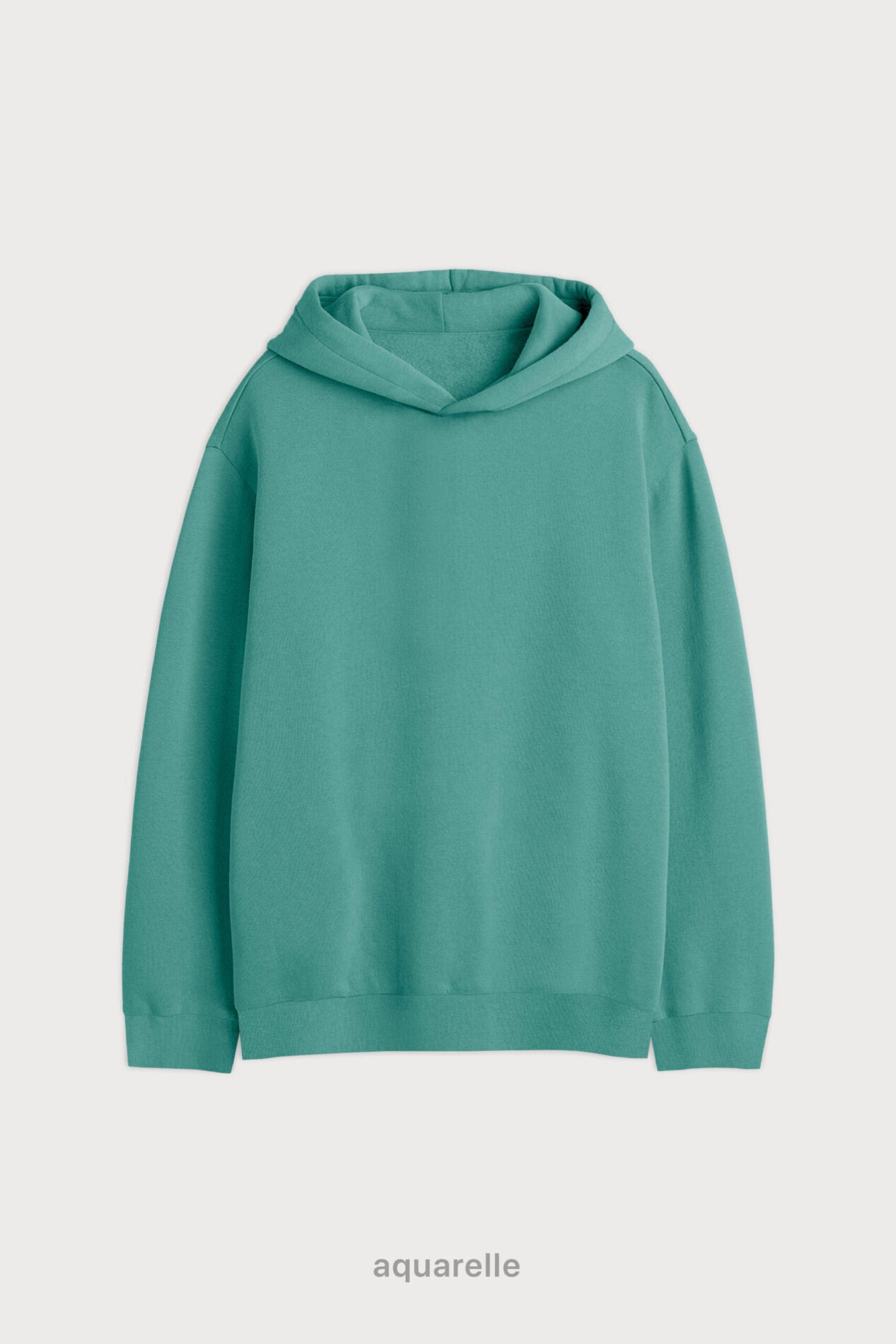 Hoodie Oversize Frisado - Aquarelle