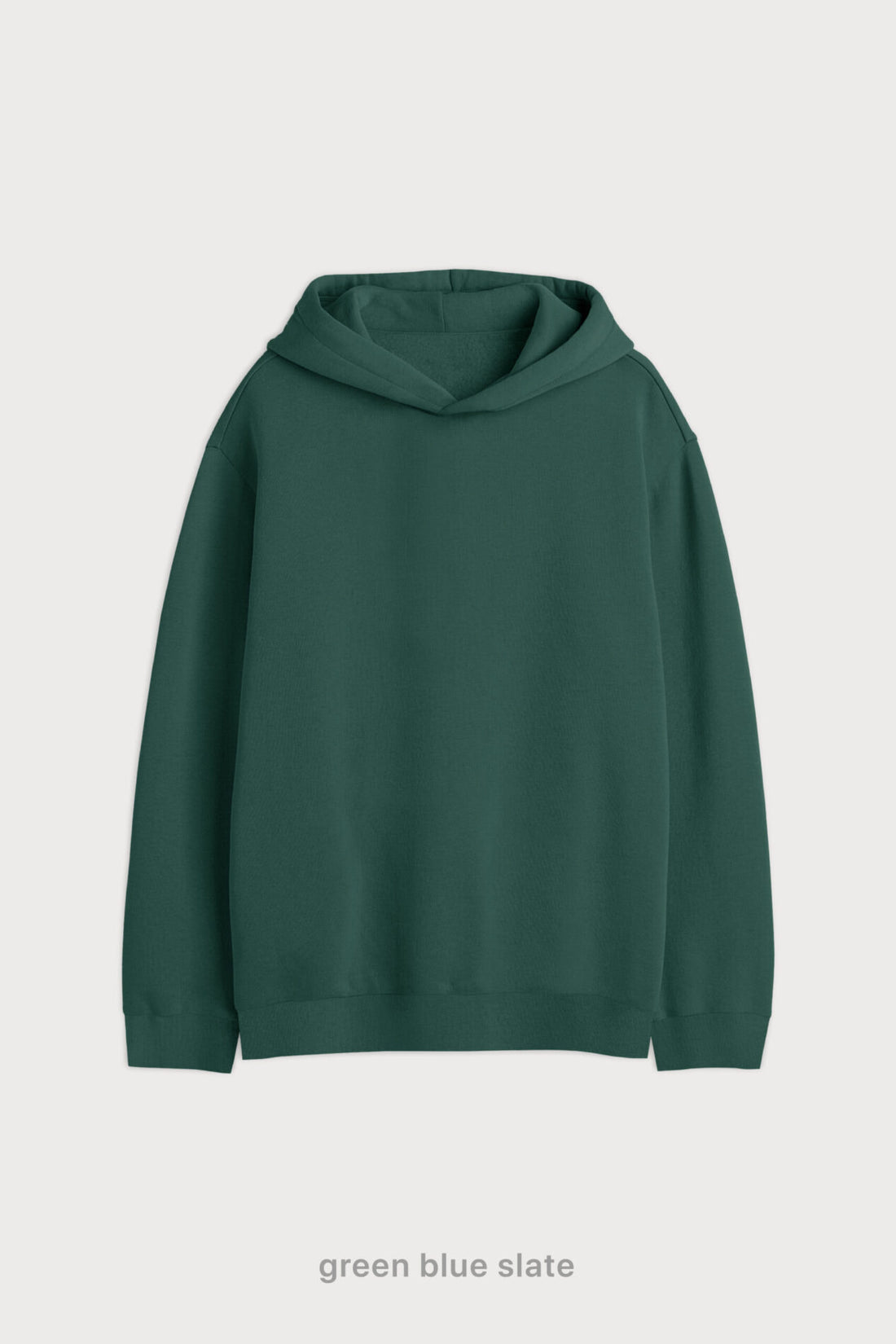 Hoodie Oversize Frisado - Green Blue Slate