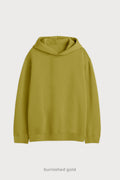 Hoodie Oversize Frisado - Burnished Gold