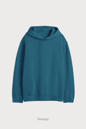 Hoodie Oversize Frisado - Bluejay