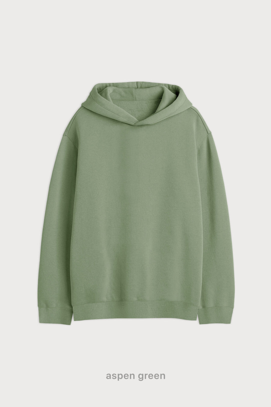 Hoodie Oversize Frisado - Aspen Green