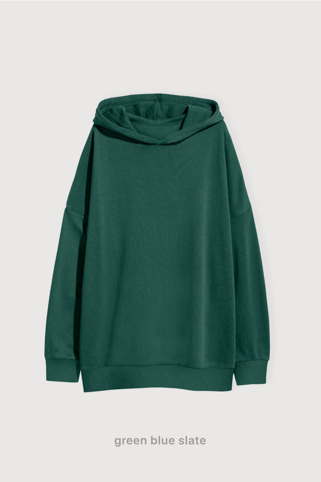 Hoodie Oversize - Green Blue Slate