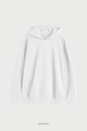 Hoodie Oversize Super Soft - Blanco