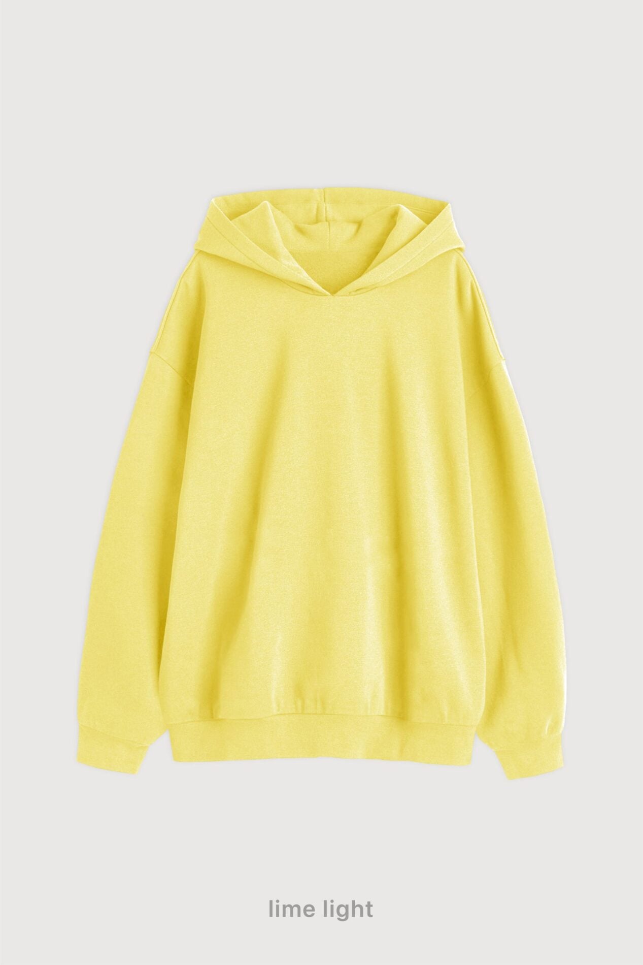 Hoodie Oversize Super Soft - Lime Light