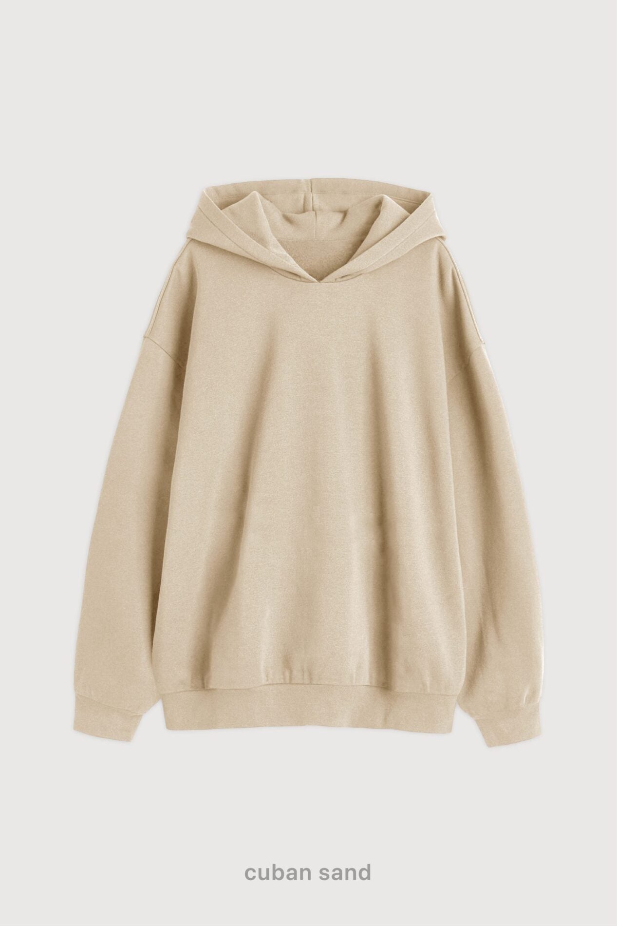 Hoodie Oversize Super Soft - Cuban Sand