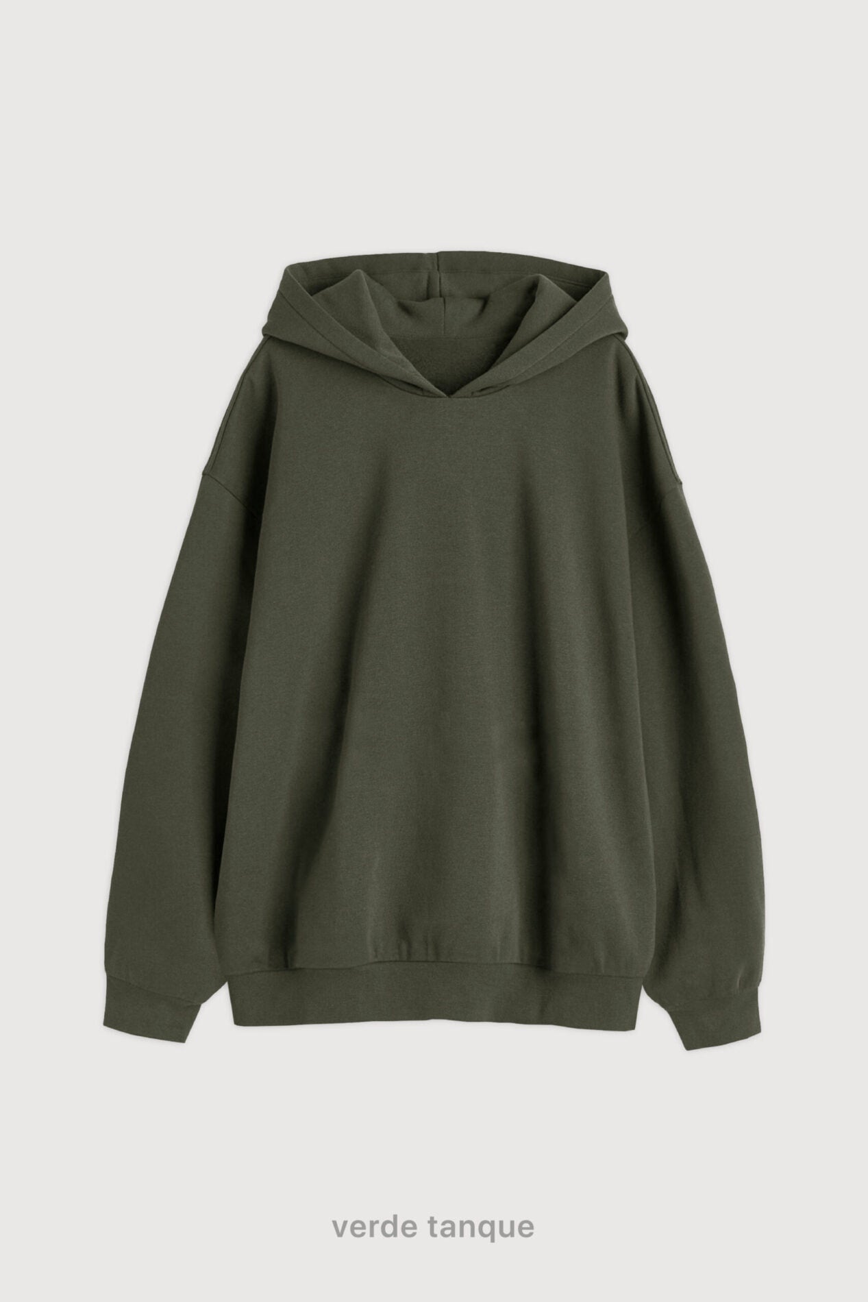 Hoodie Oversize Super Soft - Verde Tanque