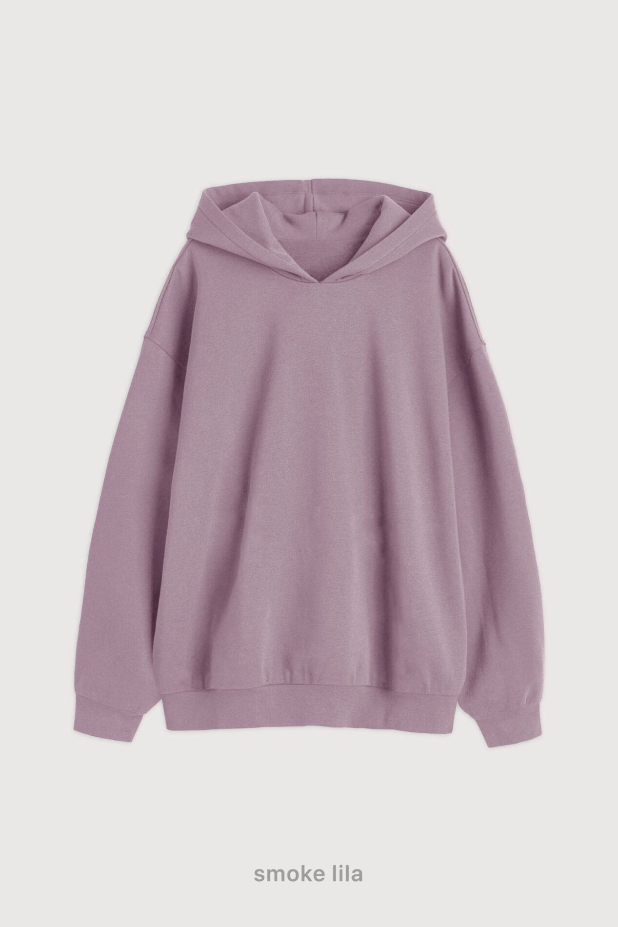 Hoodie Oversize Super Soft - Smoke Lila