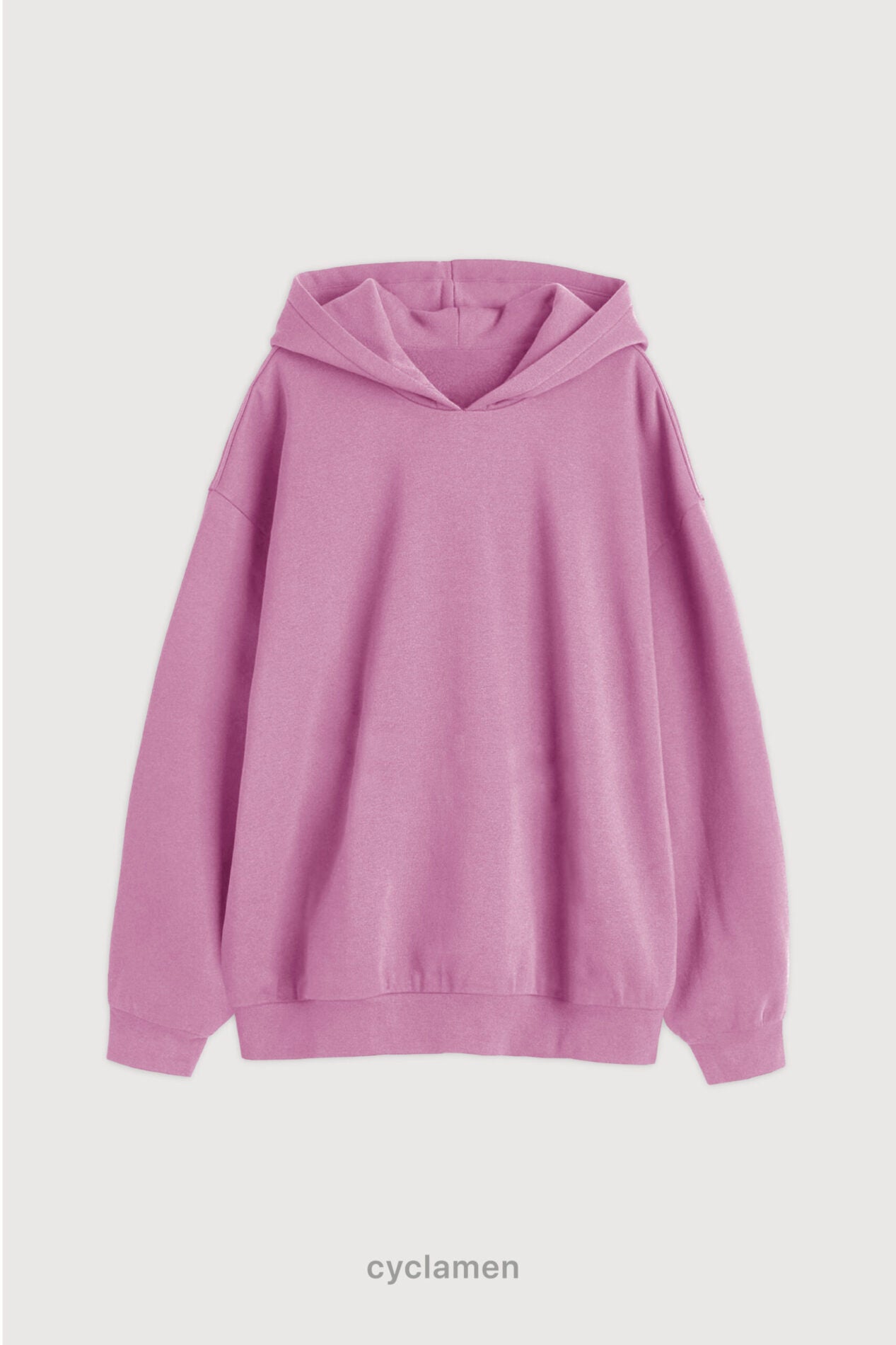 Hoodie Oversize Super Soft - Cyclamen