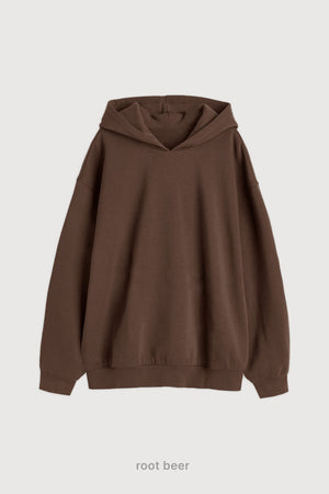 Hoodie Oversize Super Soft - Root Beer