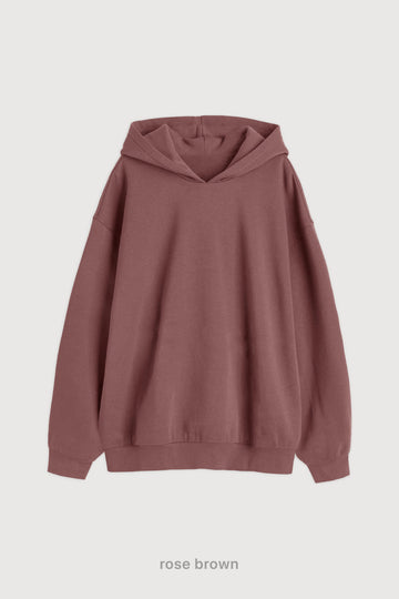 Hoodie Oversize Super Soft - Rose Brown