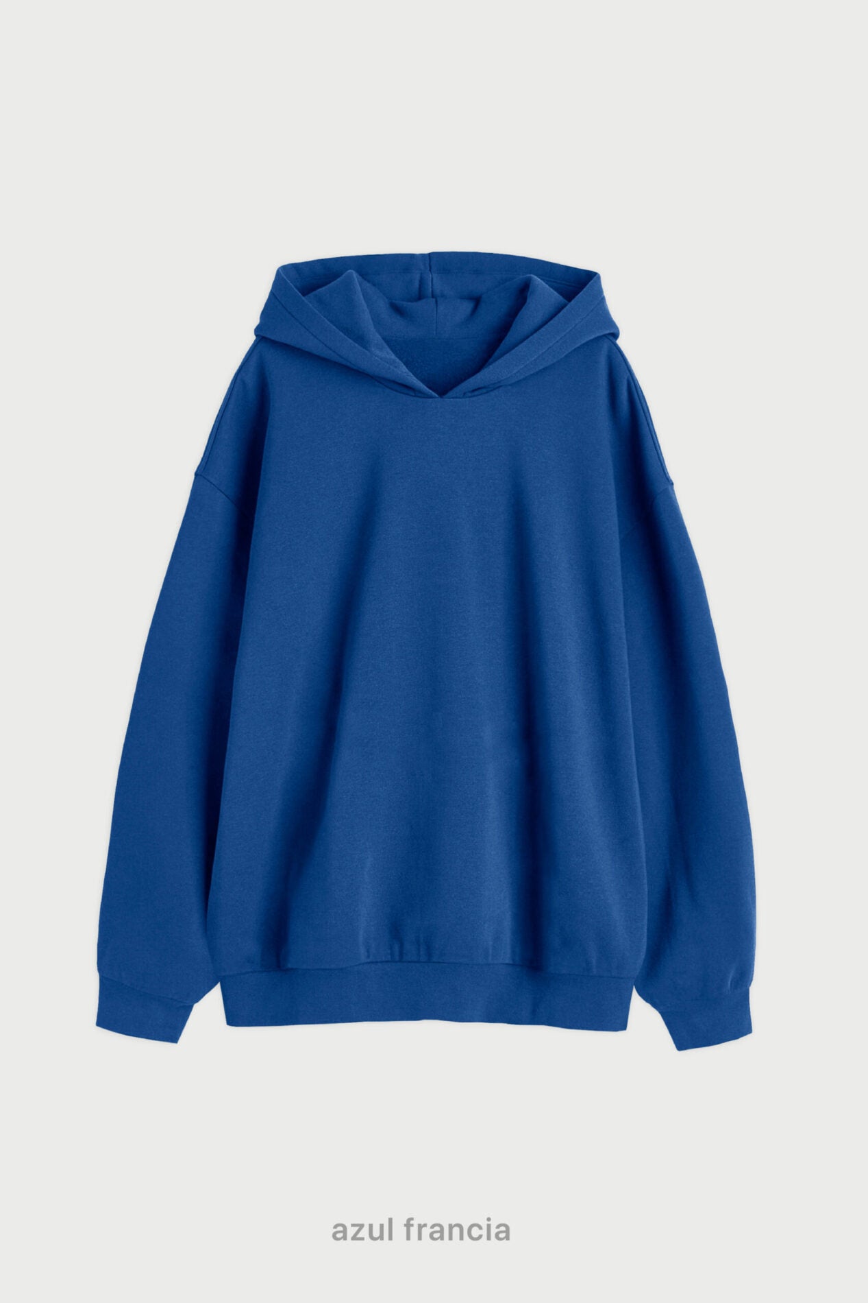 Hoodie Oversize Super Soft - Azul Francia