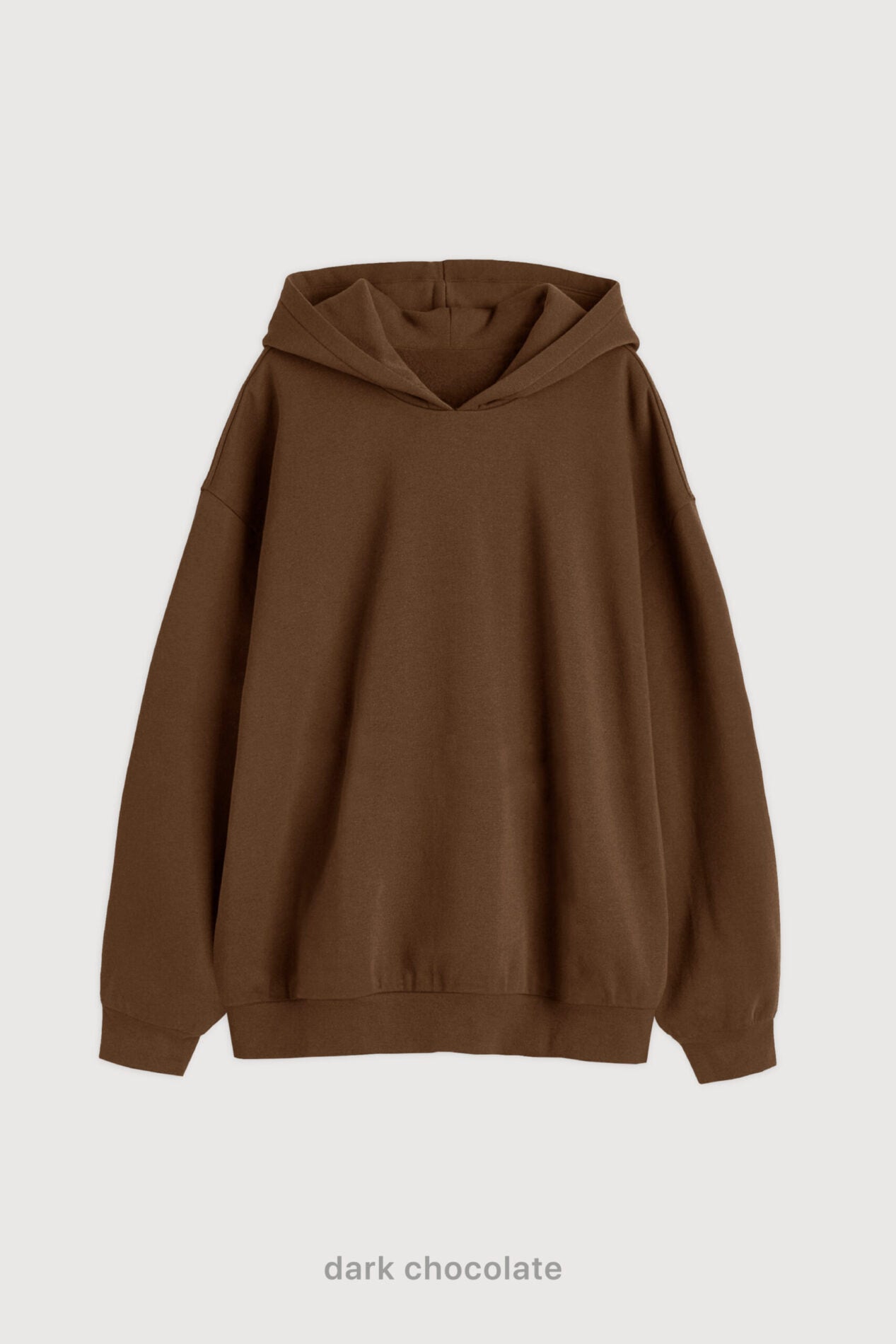 Hoodie Oversize Super Soft - Dark Chocolate