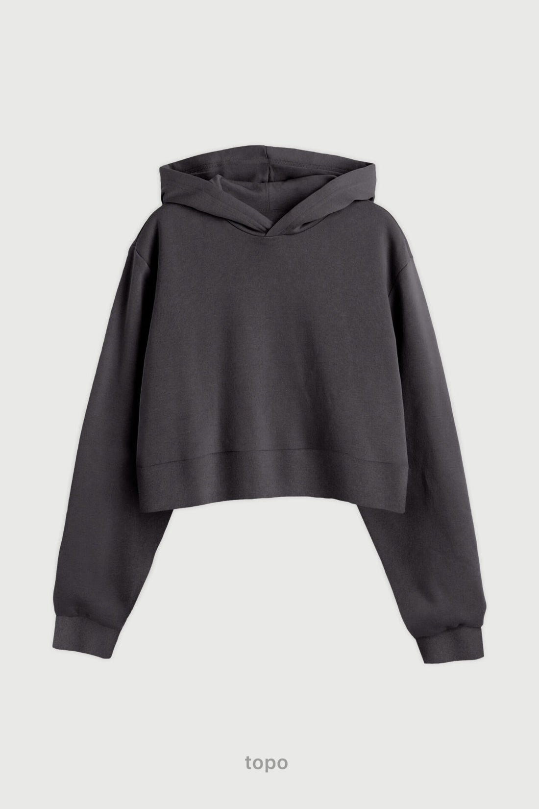 Hoodie Wide Cut Frisado - Topo