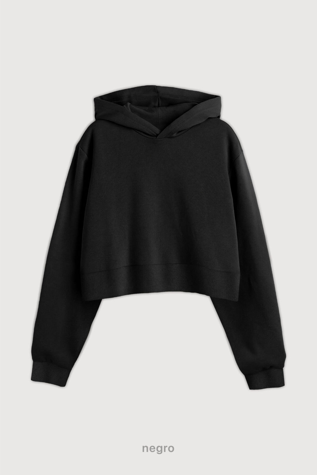 Hoodie Wide Cut - Negro