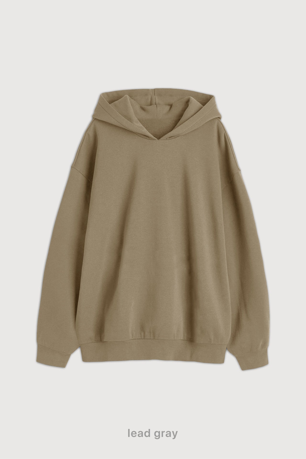 Hoodie Oversize Super Soft - Lead Gray