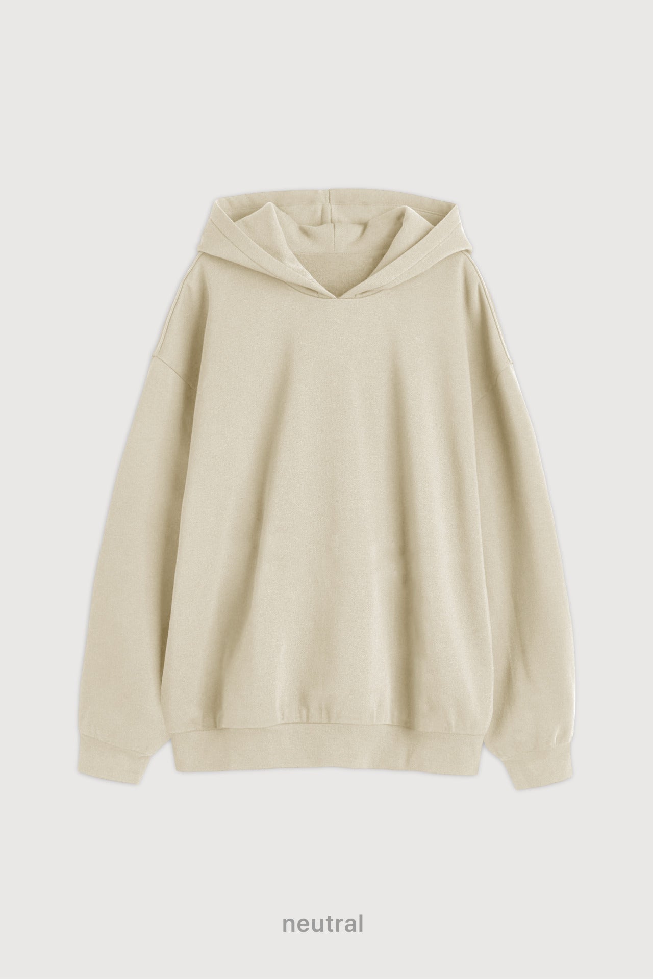 Hoodie Oversize Super Soft - Neutral