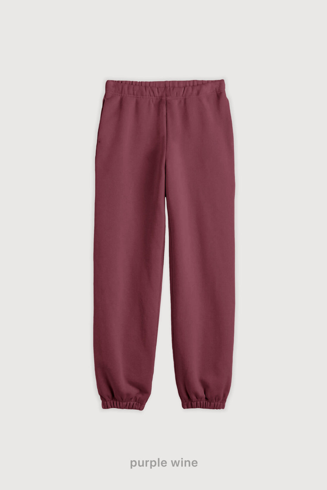 Jogger Regular Frisado - Purple Wine