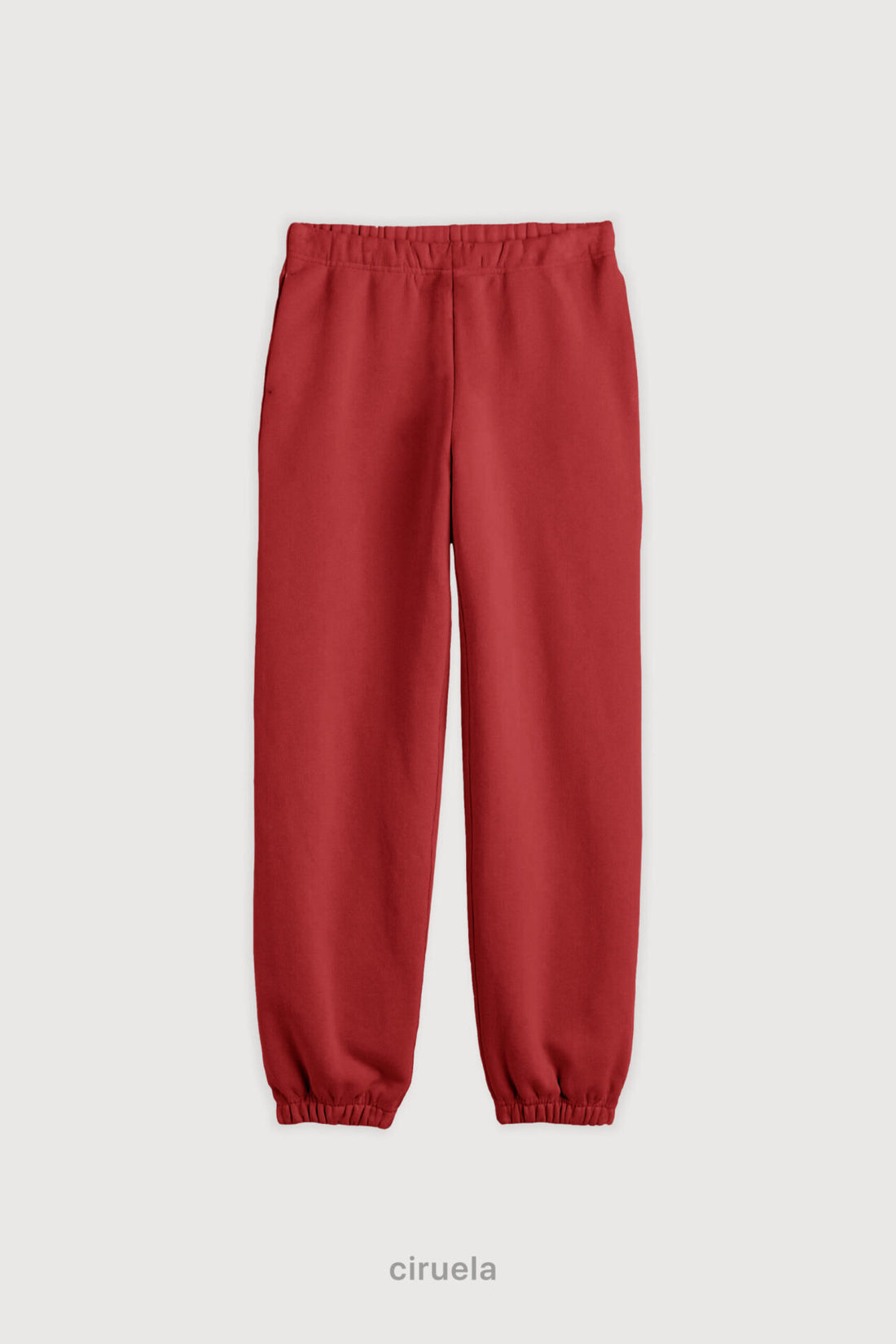 Jogger Regular Frisado - Ciruela