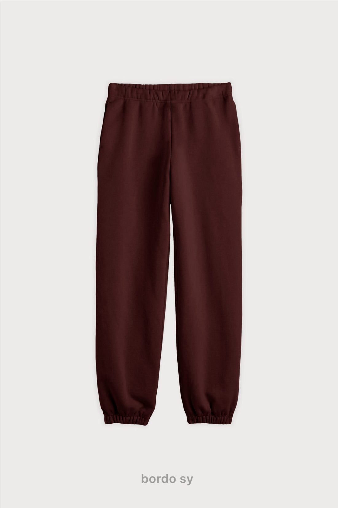 Jogger Regular Frisado - Bordo Sy