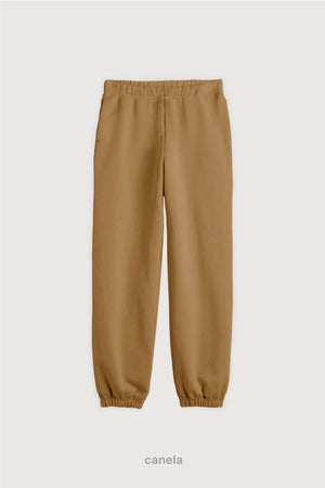 Jogger Regular Frisado - Canela