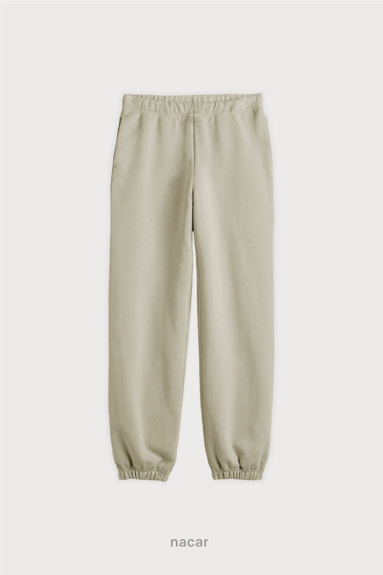 Jogger Regular Frisado - Nacar