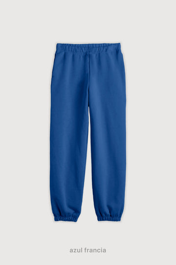 Jogger Regular Frisado - Azul Francia