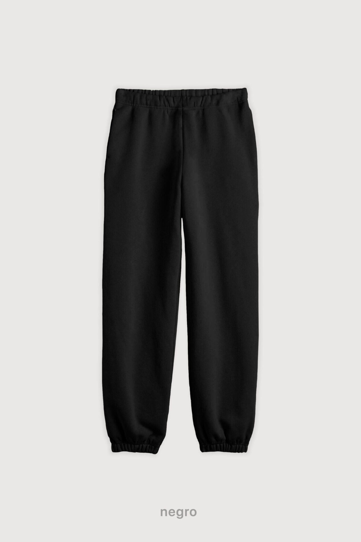 Jogger Regular Frisado - Negro