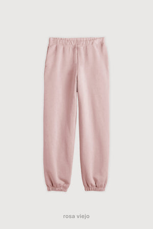 Jogger Regular Super Soft Frisado - Rosa Viejo