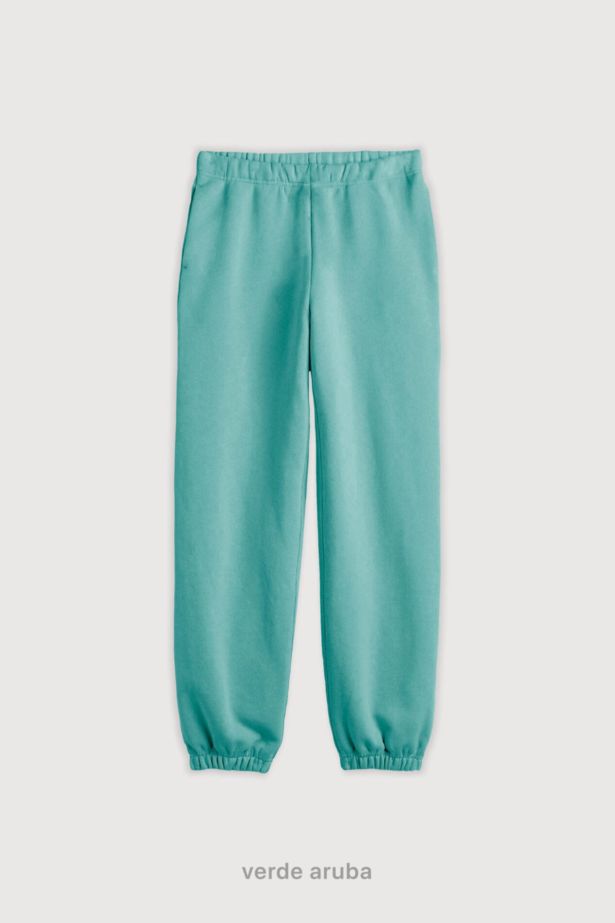 Jogger Regular Super Soft Frisado - Verde Aruba