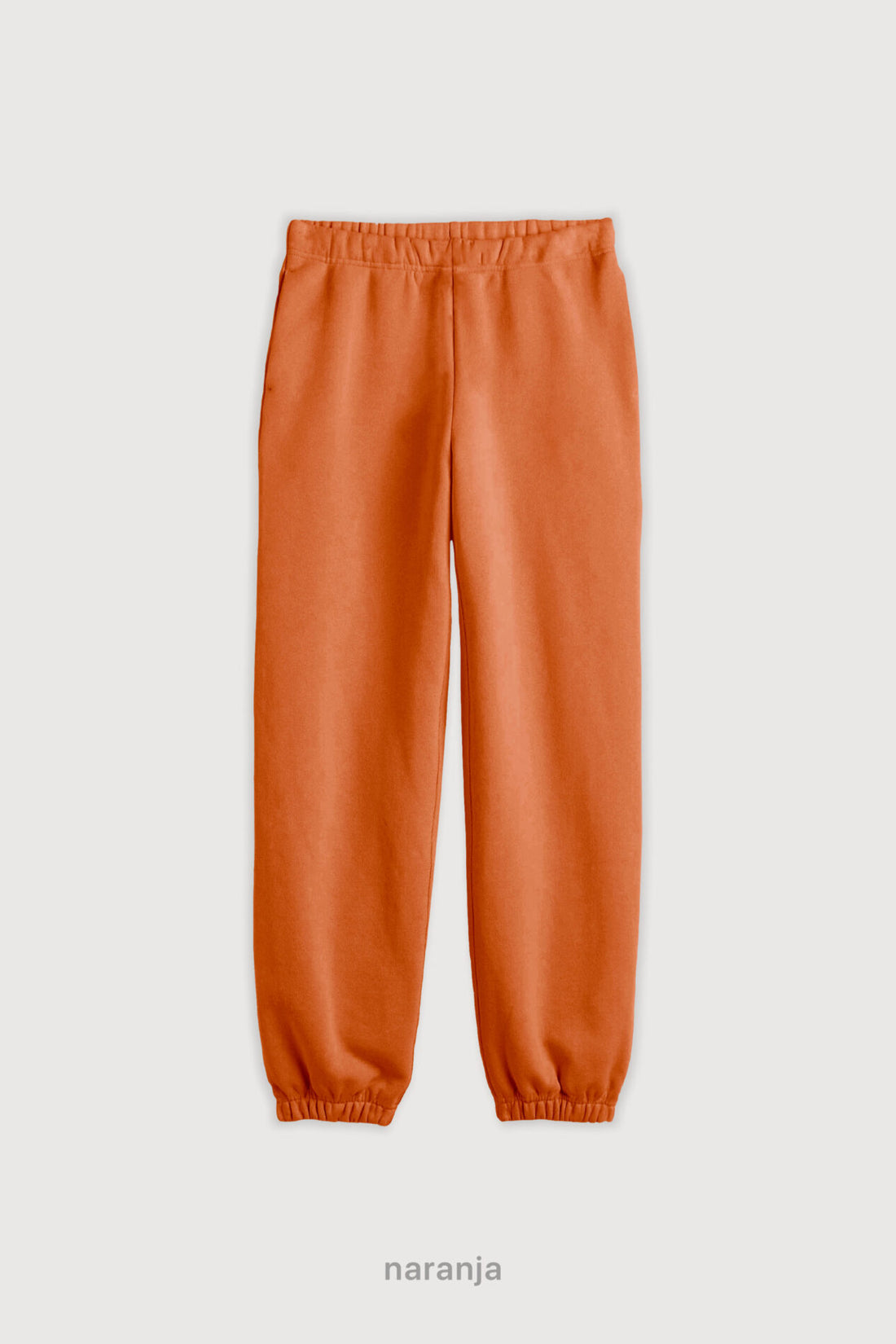 Jogger Regular Super Soft Frisado - Naranja