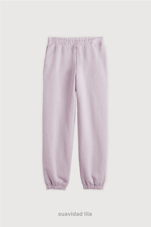 Jogger Regular Super Soft Frisado - Suavidad Lila