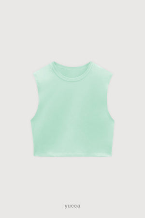 Musculosa Crop Top - Yucca