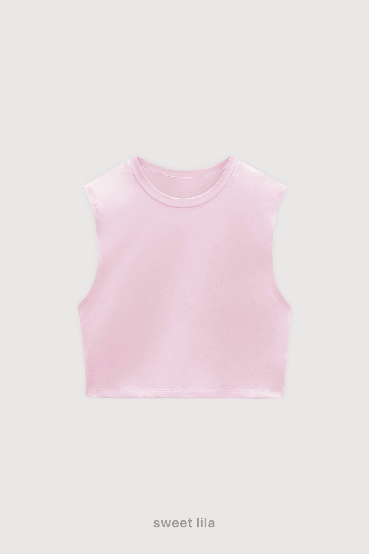 Musculosa Crop Top - Sweet Lila