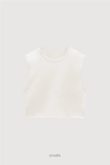 Musculosa Crop Top - Crudo