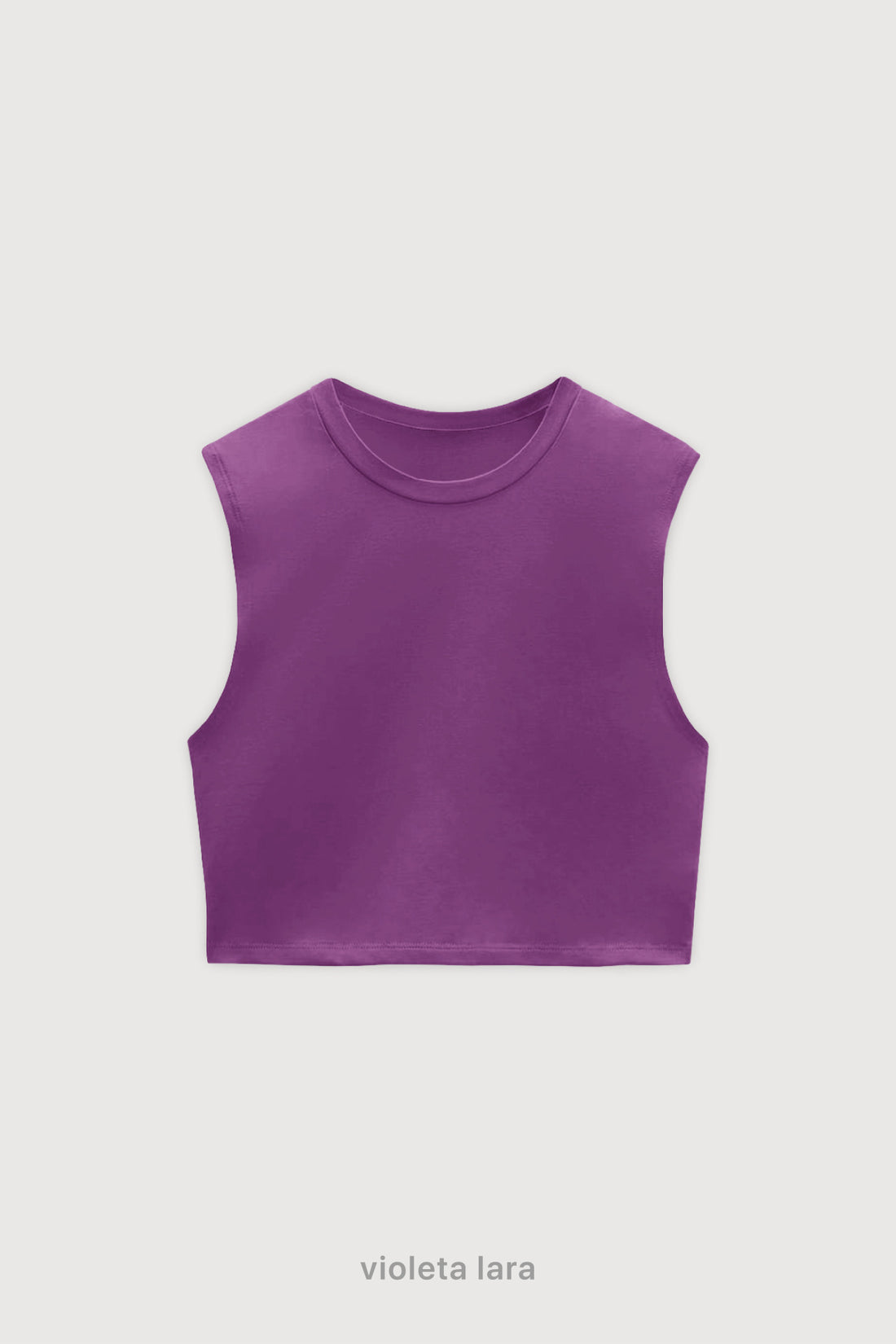 Musculosa Crop Top - Violeta Lara