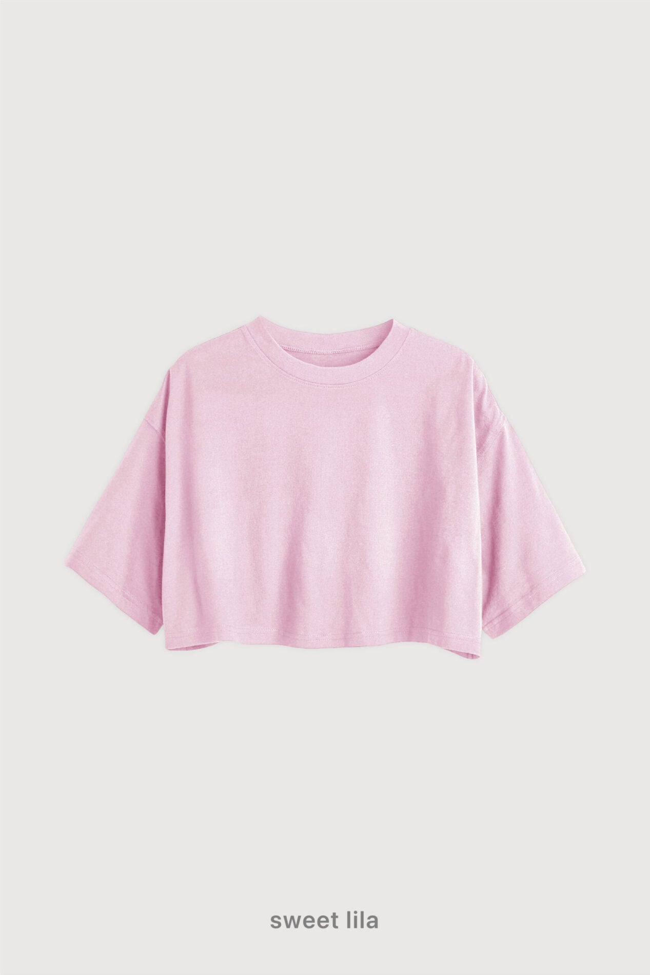 Remera Crop - Sweet Lila