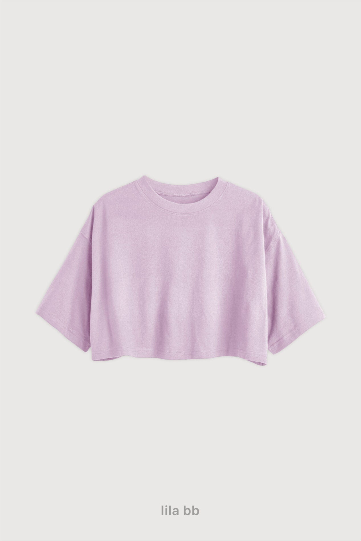 Remera Crop - Lila Bb