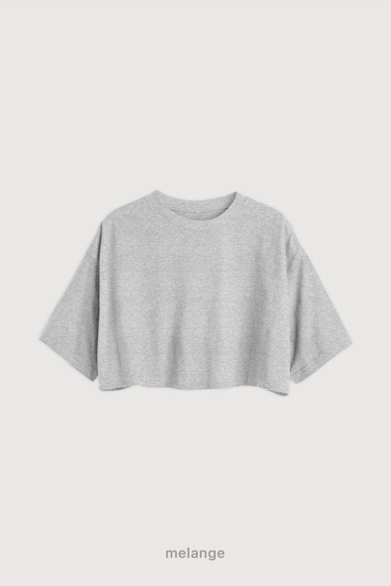 Remera Crop - Melange