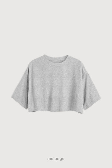 Remera Crop - Melange