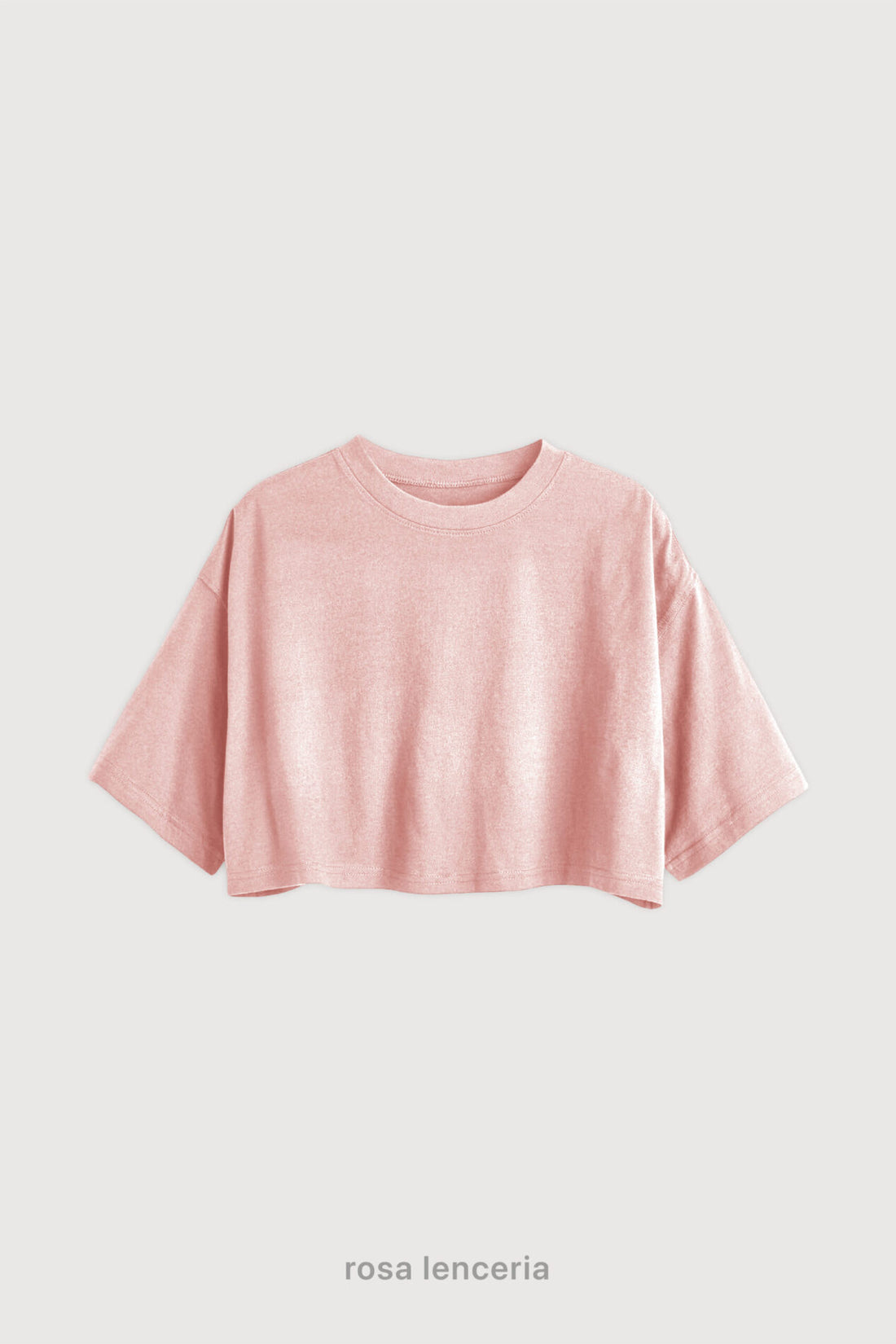 Remera Crop - Rosa Lenceria