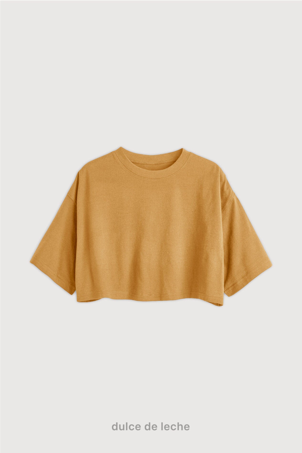 Remera Crop - Dulce De Leche